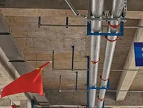 二连浩特管廊支架的安装方法